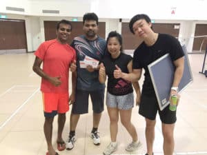 Intercorp Home Event - Badminton Doubles Tournament winners