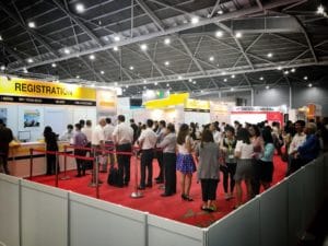 Registration at Buildtech Asia 2017, Singapore