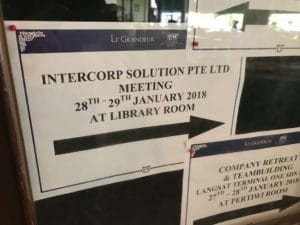 Intercorp meeting at 2018 Management Retreat
